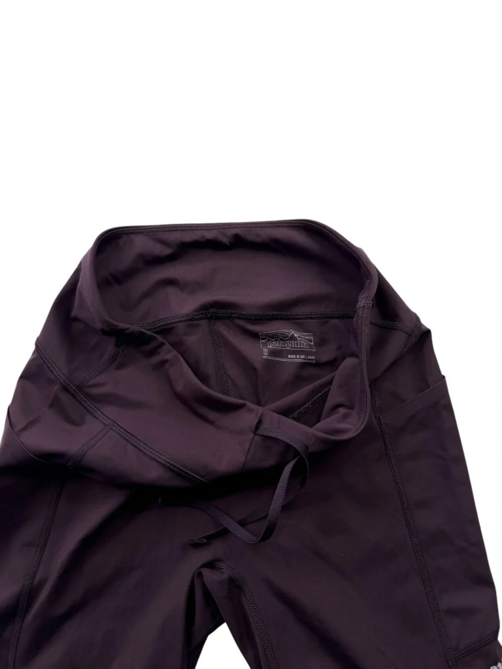 Patagonia Endless Run 7/8 Tights Obsidian Plum Purple Running Legging - Picture 5 of 8